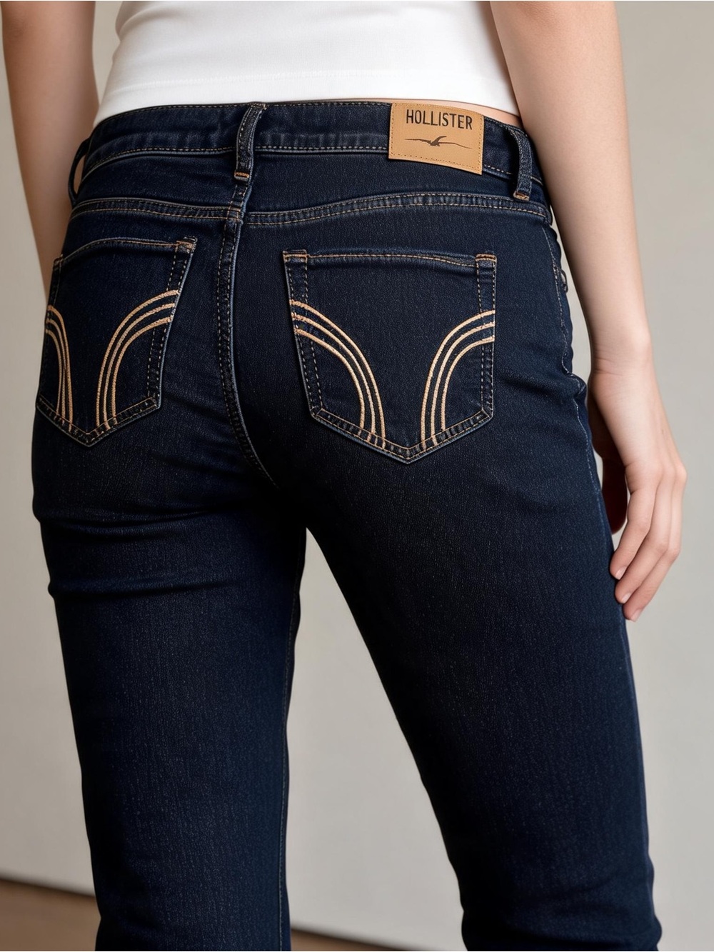 Hollister Dark Blue Skinny Jeans